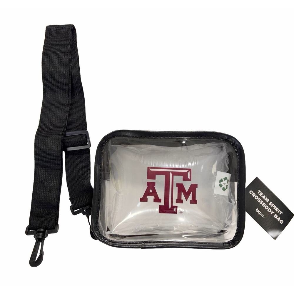 Texas A&M Aggies Clear Stadium Approved Crossbody Bag Adjustable Strap NWT IPG